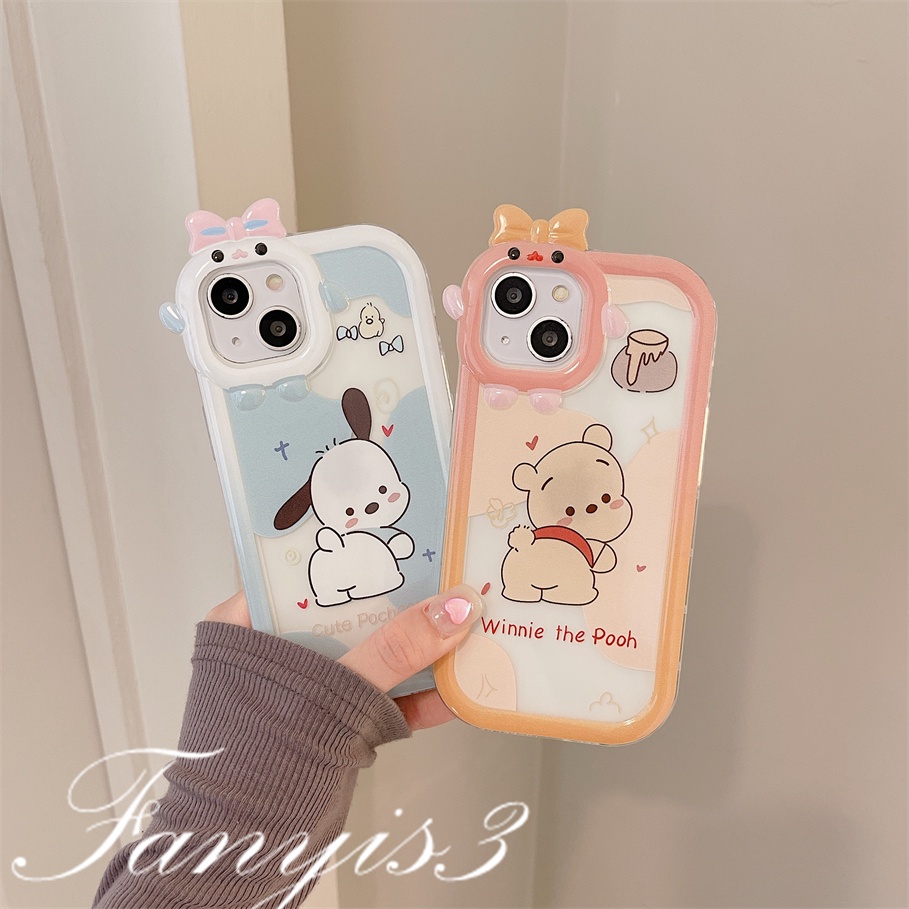 Realme C53 10 C35 C31 C30 C25Y C21Y C25 C15 C12 C11 C21 C20 C17 C3 Realme 9i 7i 6i 5i 5s 5 Narzo 50A 50i Prime Soft Case Desain Winni Dog Untuk