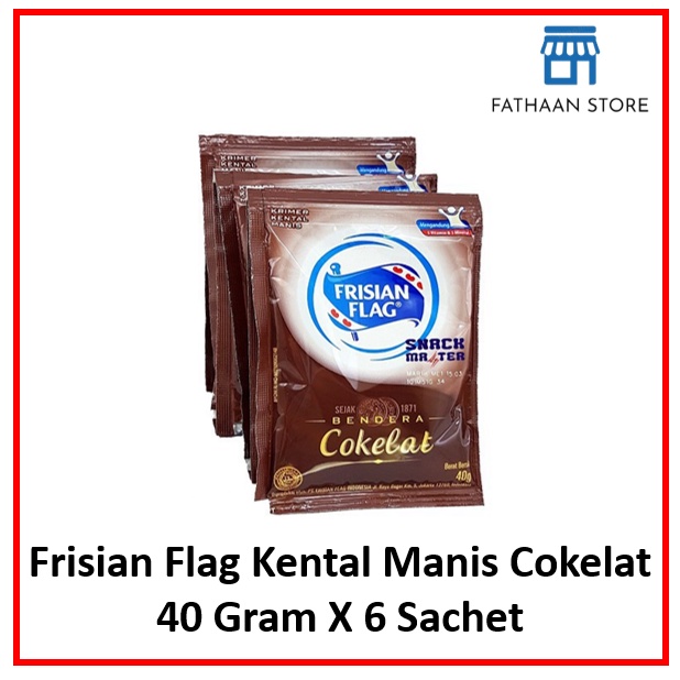 

FRISIAN FLAG SUSU SACHET RENTENG KENTAL MANIS COKELAT 40 GRAM X 6 PCS