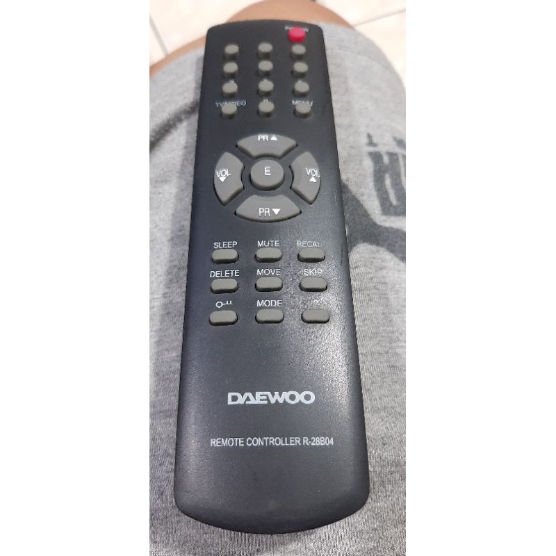 REMOTE REMOT TV DAEWOO R-28B04 TABUNG ORIGINAL ASLI