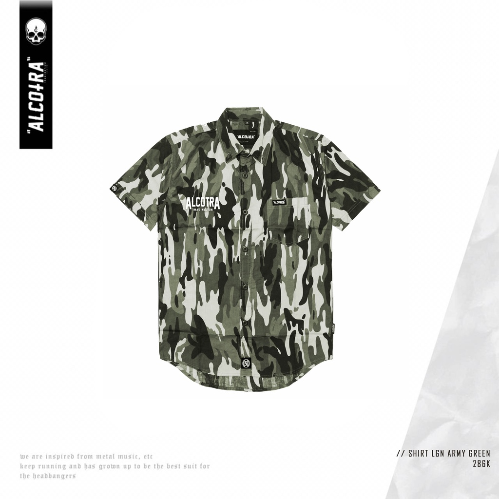 SHIRT LGN ARMY GREEN