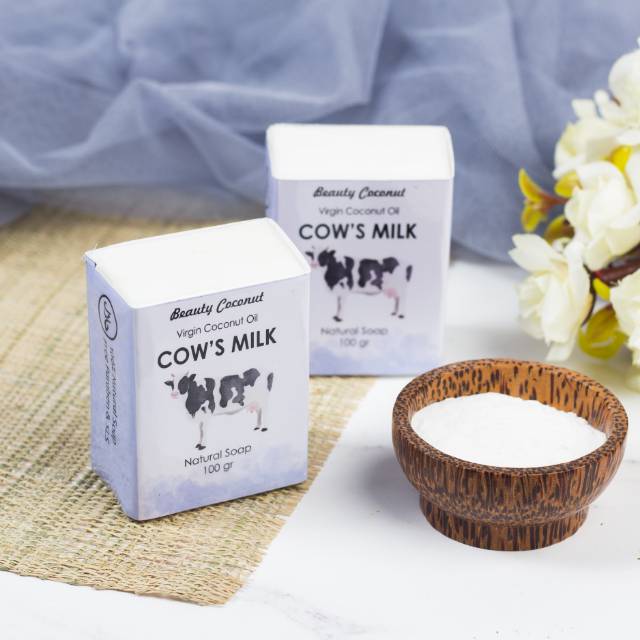 SABUN NATURAL VCO SUSU SAPI 100gr / NATURAL SOAP VCO COW MILK