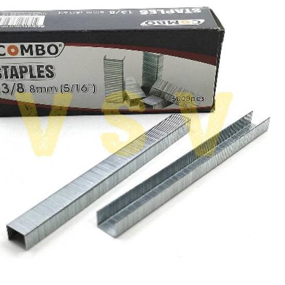 

✞PROMO✞ Combo Staples 13/8 8mm [5/16"] 5000pc / isi staples / stapler / gun tacker paling murah