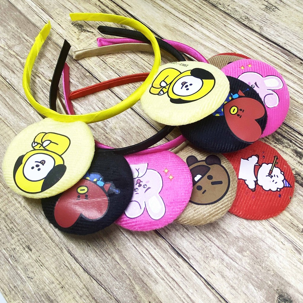 BANDO BTS BT21 / BANDO BT21 BTS / HEADBAND BANDO / BANDO ARMY BANGTAN KPOP KOREA TERMURAH