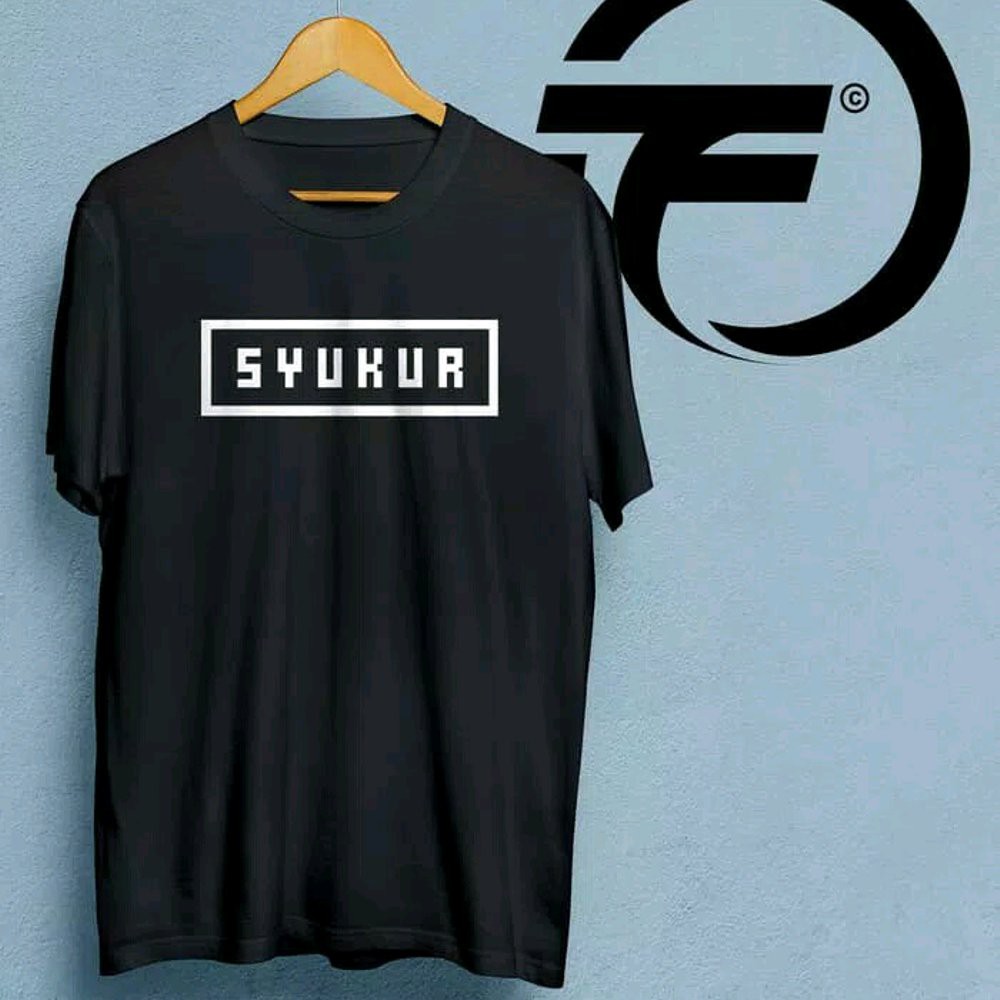 KAOS BAJU TSHIRT COMBED 30S SYUKUR