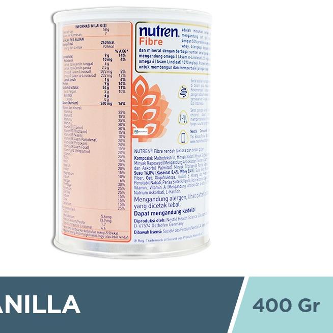 

Recommended Nutren Fibre 400 Gram - Susu Bubuk Rasa Vanila Tinggi Serat^^