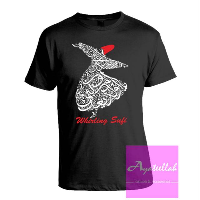 Kaos Sufi - Whirling Sufi - Kaligrafi Sufi