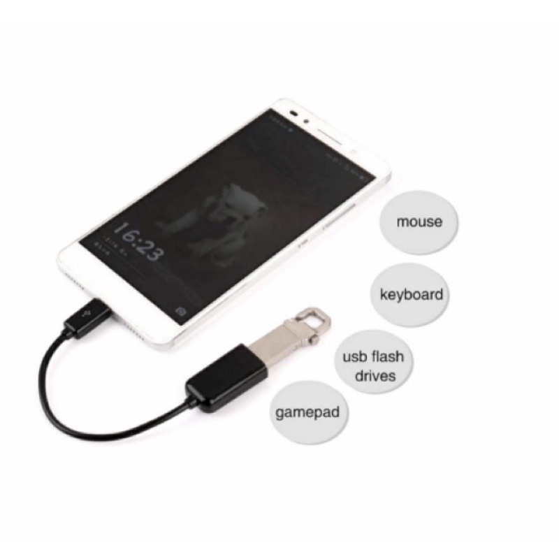 KABEL OTG MICRO KE USB HANDPHONE ANDROID/TABLET