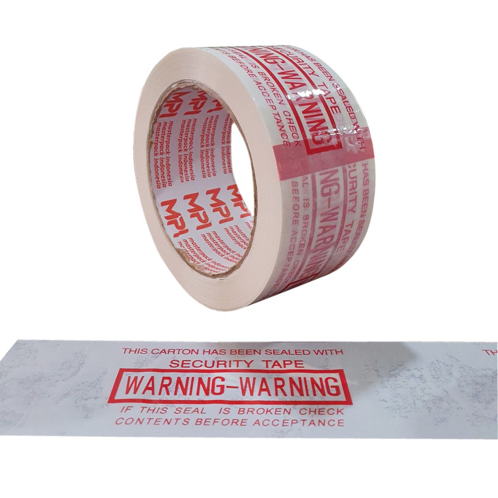 LAKBAN WARNING 48x90 YARD MASTER PACK INDONESIA