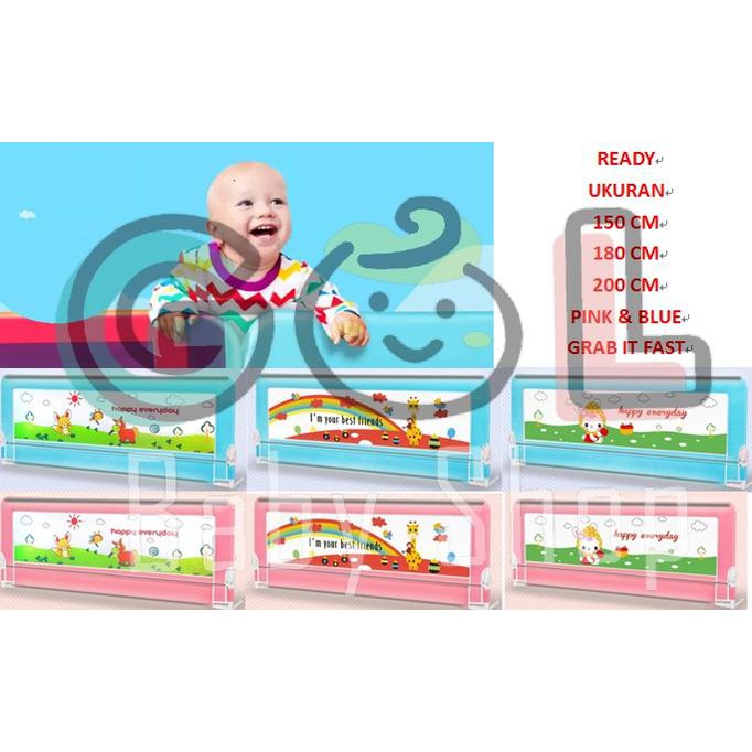 Termurah Gol 180Cm & 150Cm Tinggi 70 Mesh Security Baby Bedrail