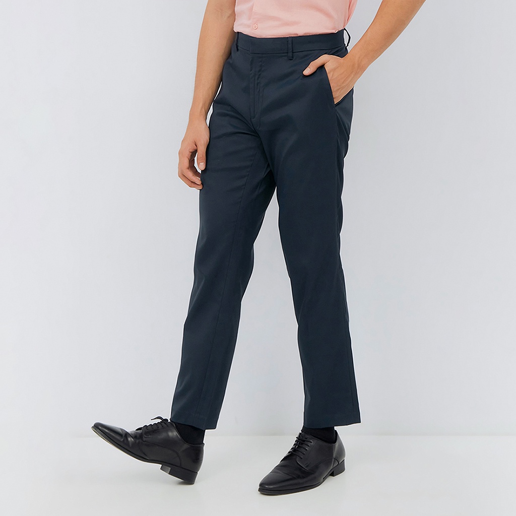 JOY SHADE Men Pants Celana Sopan Panjang Button Pria by ALFANI