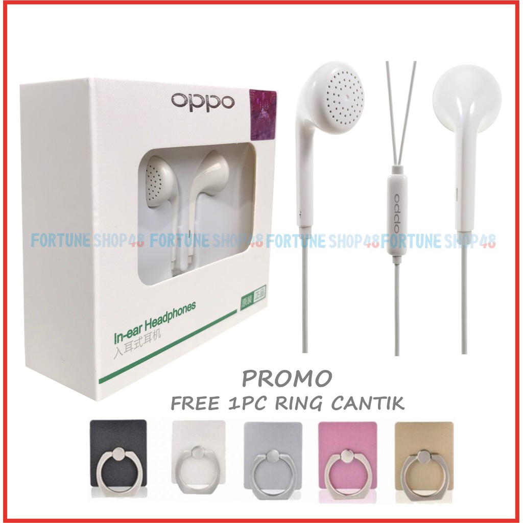 Headset OPPO Original Handsfree OPPO | Shopee Indonesia