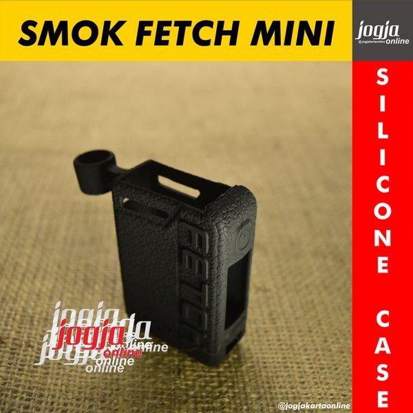 Baru Silicone Case SMOK FETCH MINI Hitam Include Lanyard Asli