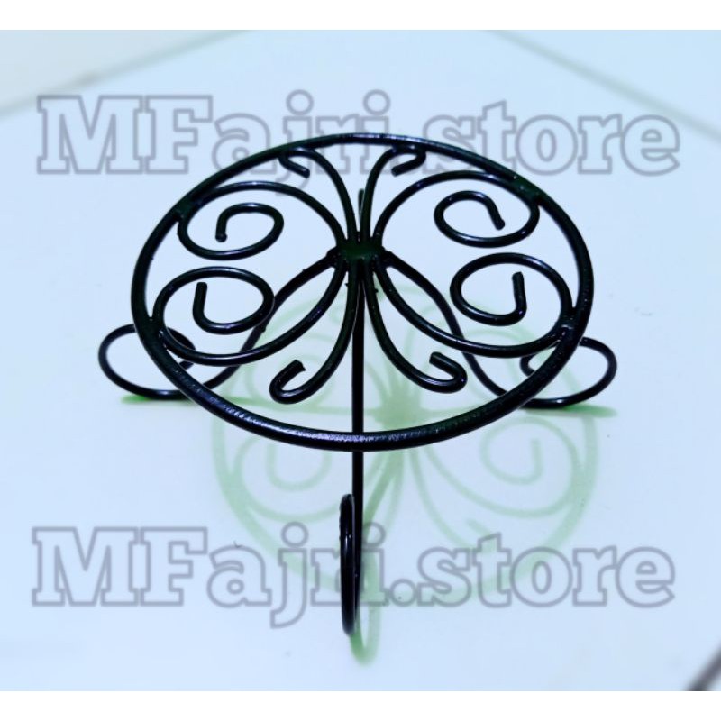 rak kembang,rak pot,dudukan pot bunga,dudukan pot kembang rak bunga motif kupu kupu