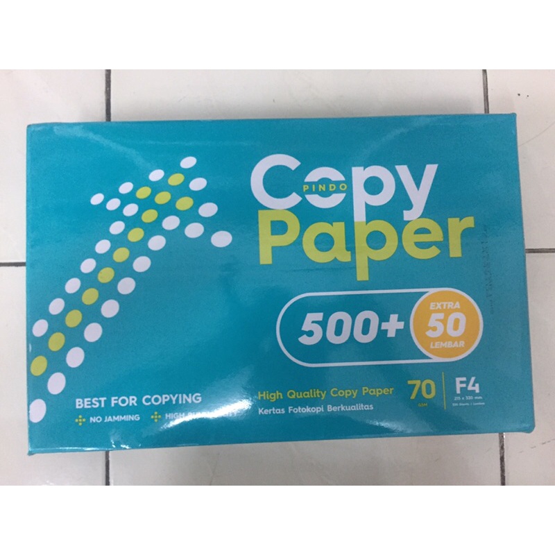 

Kertas Hvs F4 70 Gram Copy Paper