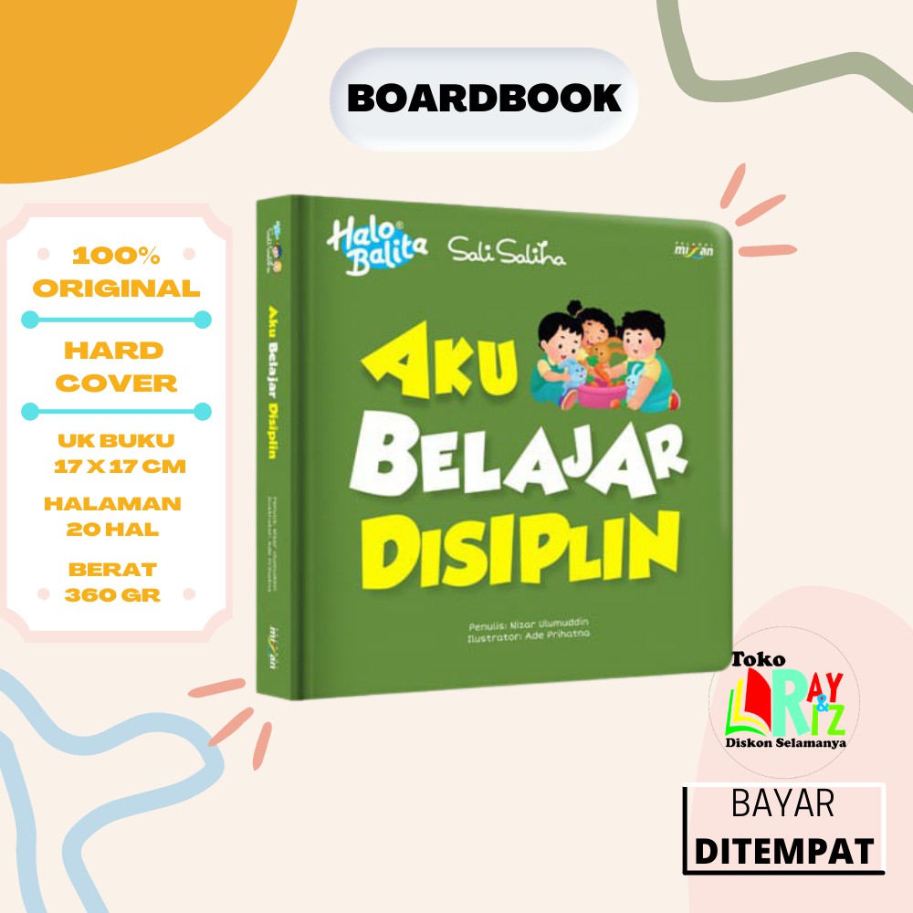 Jual Boardbook Balita Buku Cerita Bergambar Anak Aku Belajar Disiplin ...