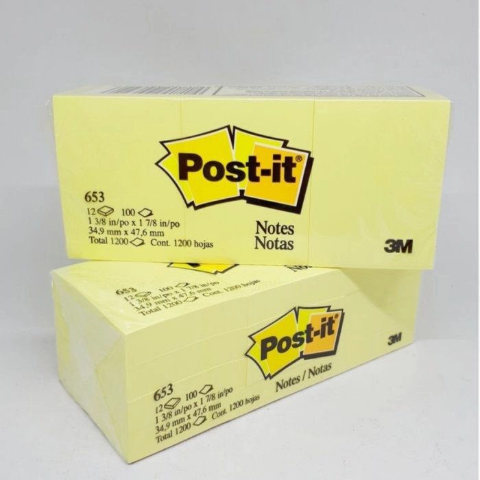 

Post it 3M 653 kecil / sticky notes kecil / pembatas buku