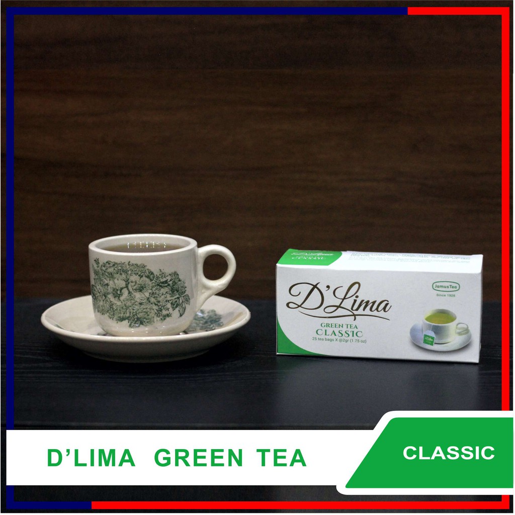 

Teh Celup Tradisional / Teh Celup Green Tea Classic 25x2 Gram - DLima