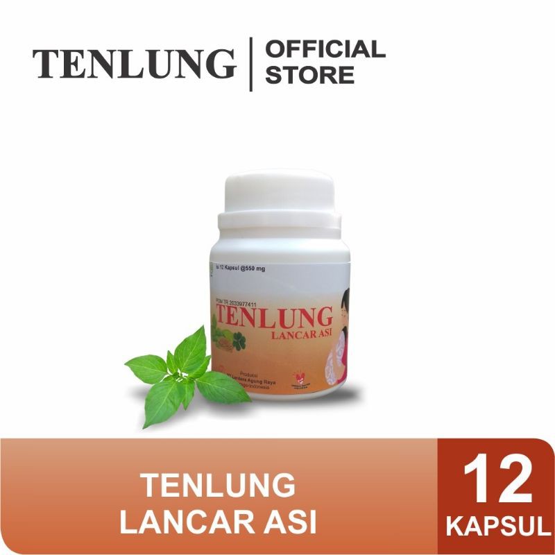 Tenlung pelancar Asi isi 12 kapsul