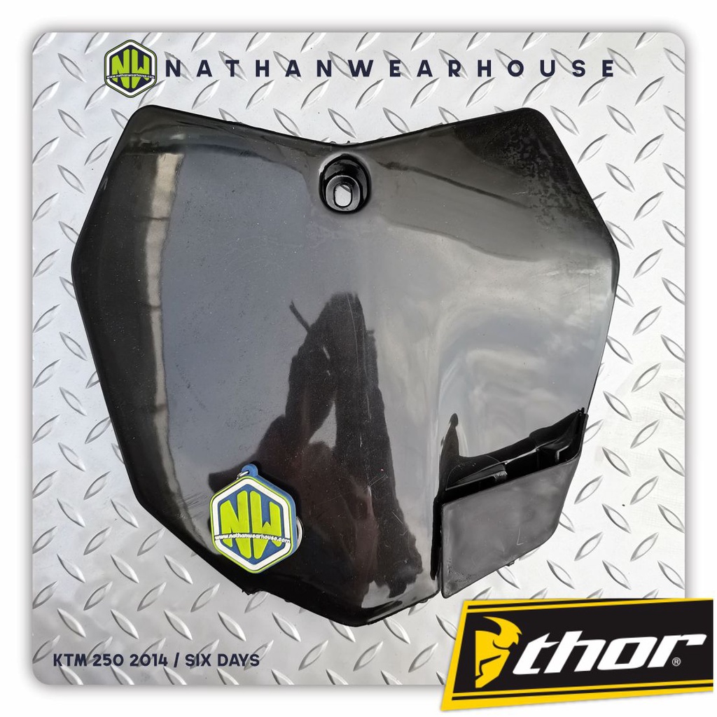 Cover Plat Tempat Papan Nomor Nomer Depan KTM 250 2014 SIXDAY SIX DAY THOR