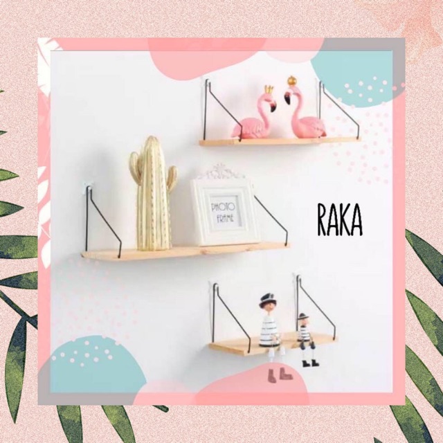 RAKA RAK KAYU GUNINCO AMBALAN TEMPEL RAK TEMPEL