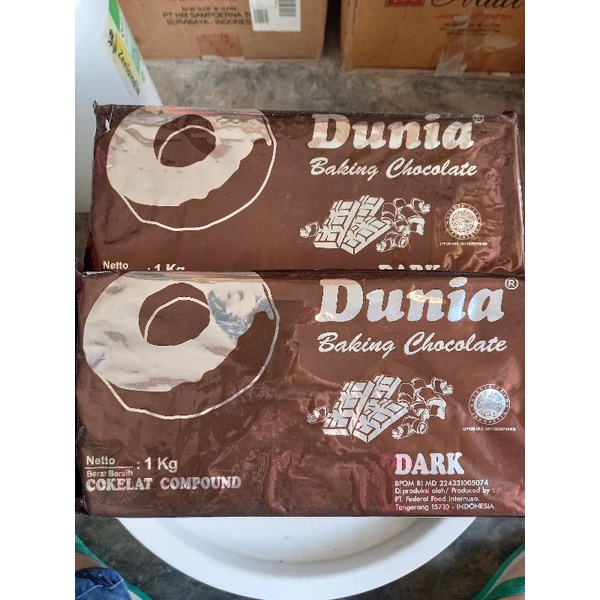 

COKLAT BATANG DUNIA 1 KG - DARK COMPOUND CHOCOLATE (DCC)