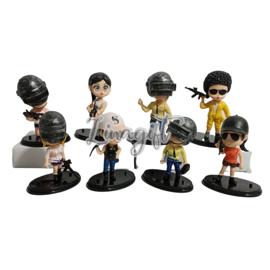 (OBRAL) ACTION FIGURE ANIME TOPPER CAKE MAINAN ANAK MINIATUR PAJANGAN