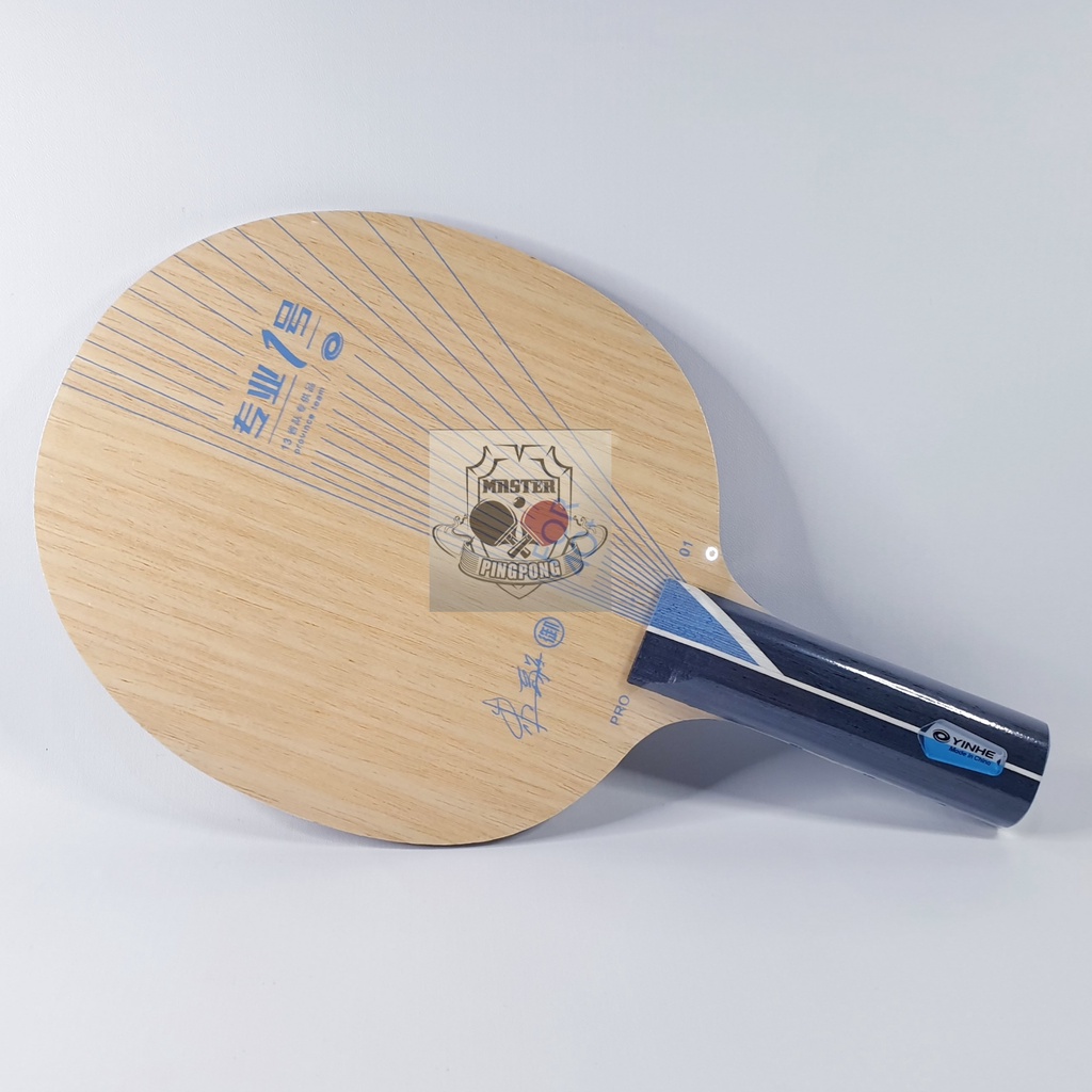 Yinhe Pro 01 ALC Handle ST - Kayu Pingpong Bet Tenis Meja Yinhe Offensive Carbon Blade 5+2 Ply
