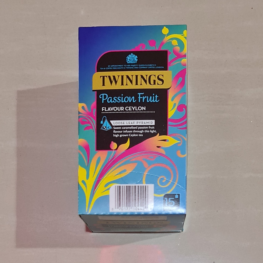 Twinings Passion Fruit Ceylon Flavour Loose Leaf Pyramid 15 Envelopes