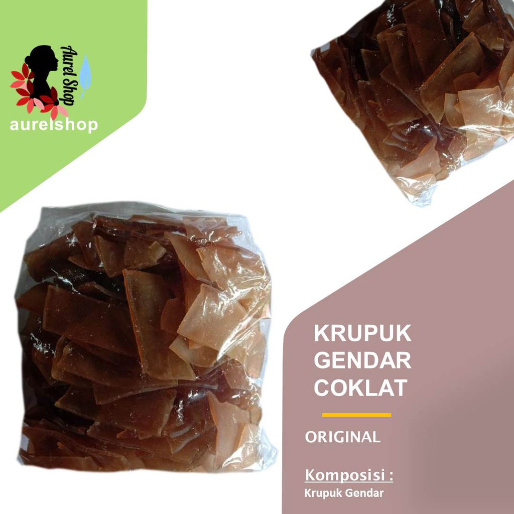 

Krupuk Gendar Coklat 1 kg