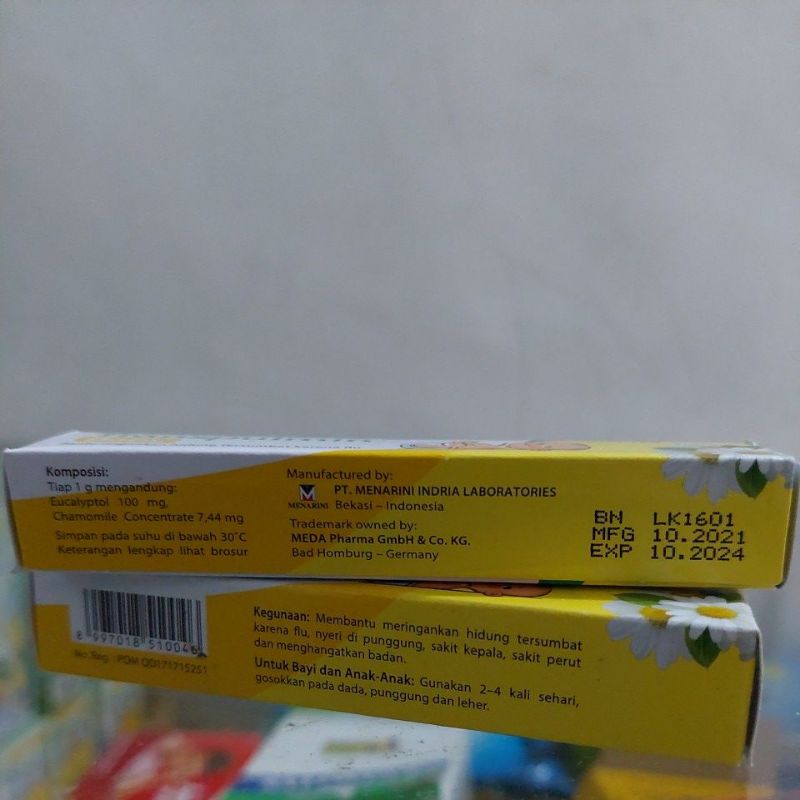 TRANSPULMIN BABY BALSAM 10 G / TRANPULMIN BAYI 10 GR /HIDUNG TERSUMBAT KARENA FLU-2