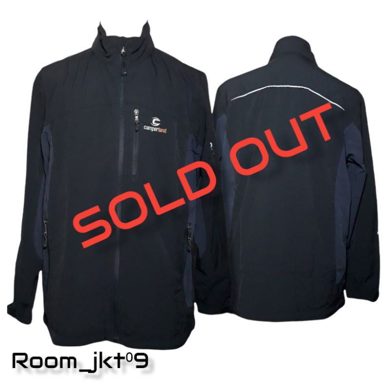 jaket Outdoor Camperland size XL (Ld 116cm Pj 72cm) black preloved