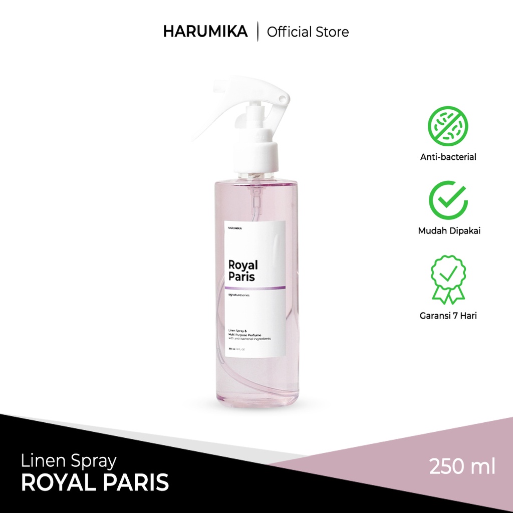 HARUMIKA ROYAL PARIS 250 ml LINEN SPRAY ANTI BACTERIAL