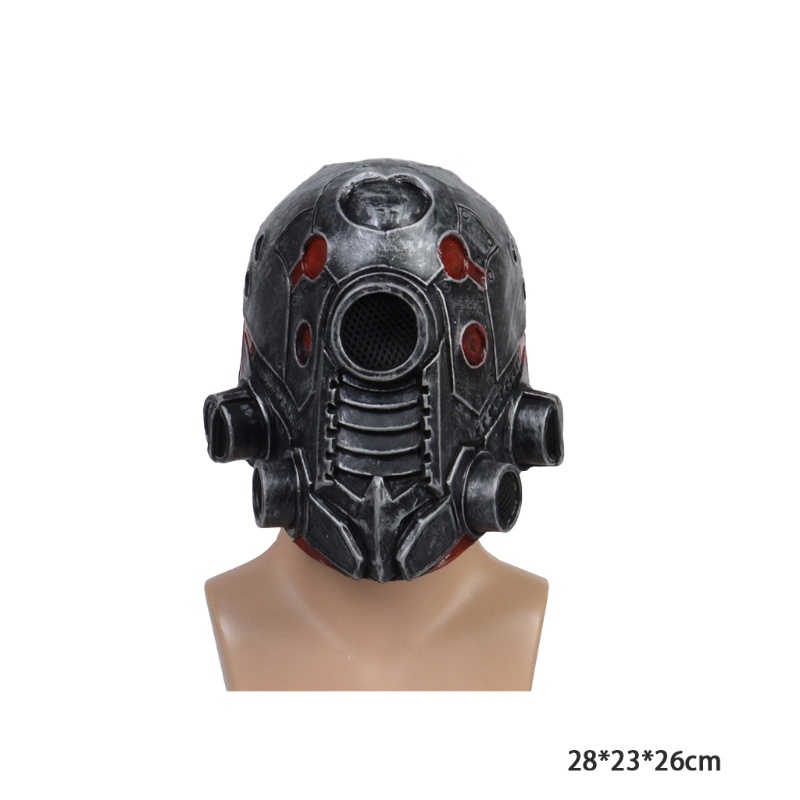 Helm Robot Bahan Lateks Gaya Retro Steampunk Untuk Perlengkapan Pesta Halloween