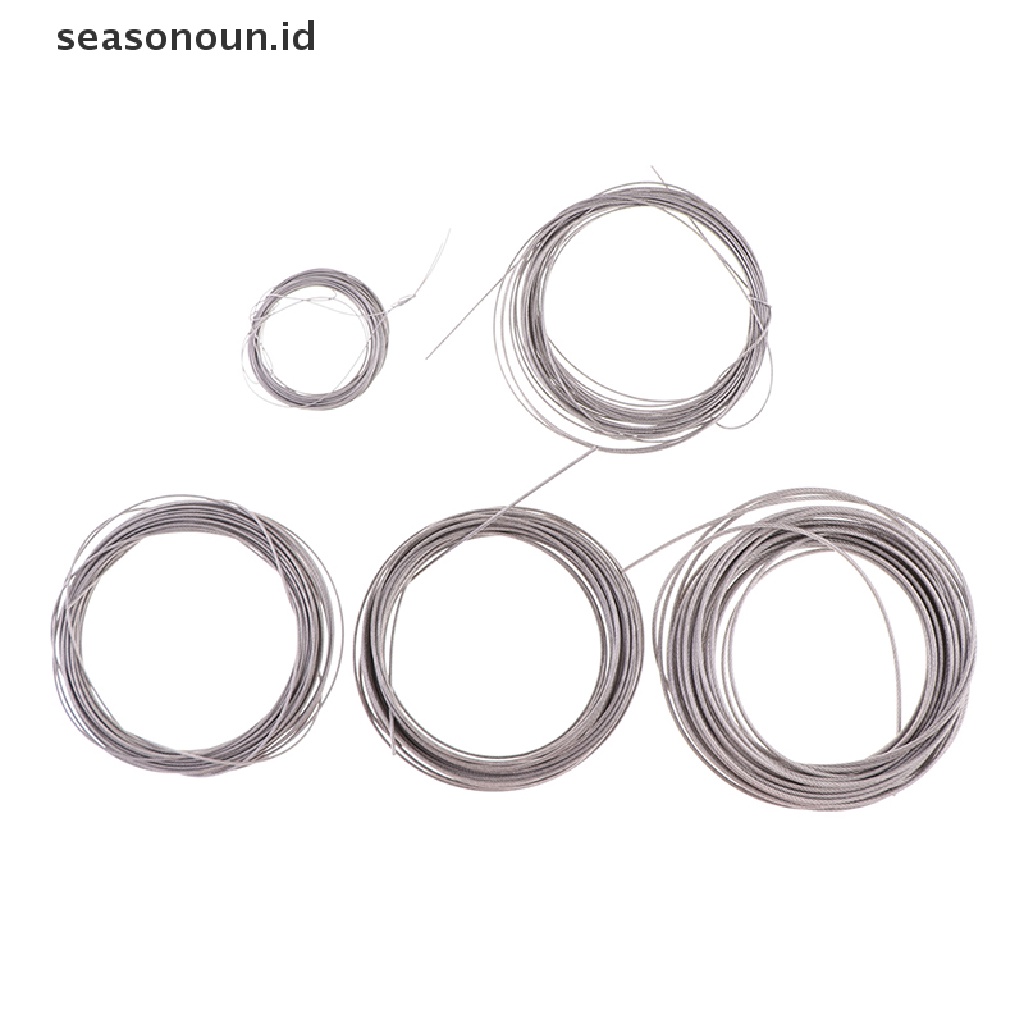 (seasonoun) Tali Pancing Bahan Stainless Steel 304 Ukuran 7x7 Panjang 10M