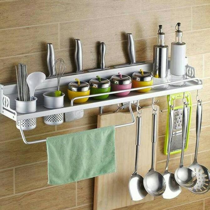 Rak Dinding Dapur Aluminium