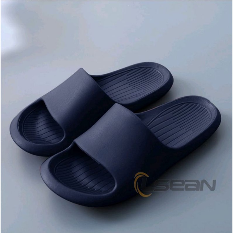 SANDAL PRIA SLIP ON KOREAN STYLE BAHAN EVA EMPUK RINGAN STYLISH