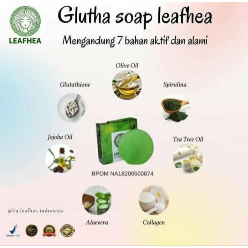 LEAFHEA gluta soap