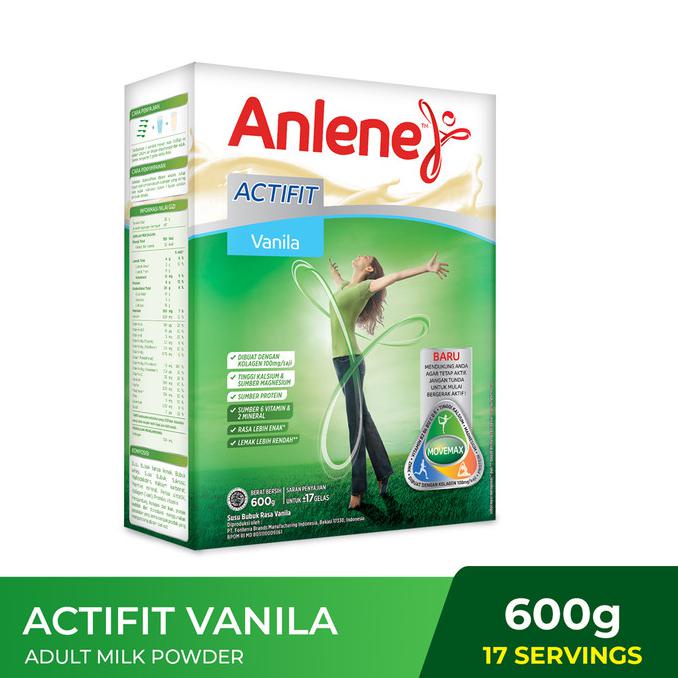 

Big Sale Anlene Actifit Vanilla 600gr Promo Awal tahun