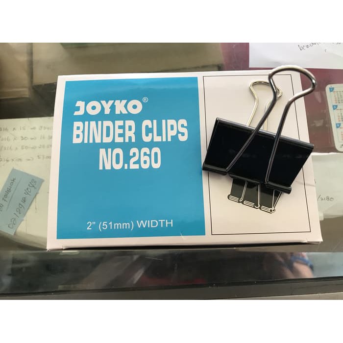 Joyko Binder Clip No.260 (kotak kecil)
