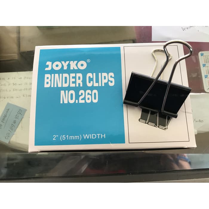 Joyko Binder Clip No.260 (kotak kecil)