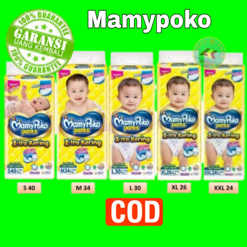 Ready COD Promo Pampers bayi Mamypoko Pants Ekstra Kering Popok Celana mamy poko pempes bayi mammy p