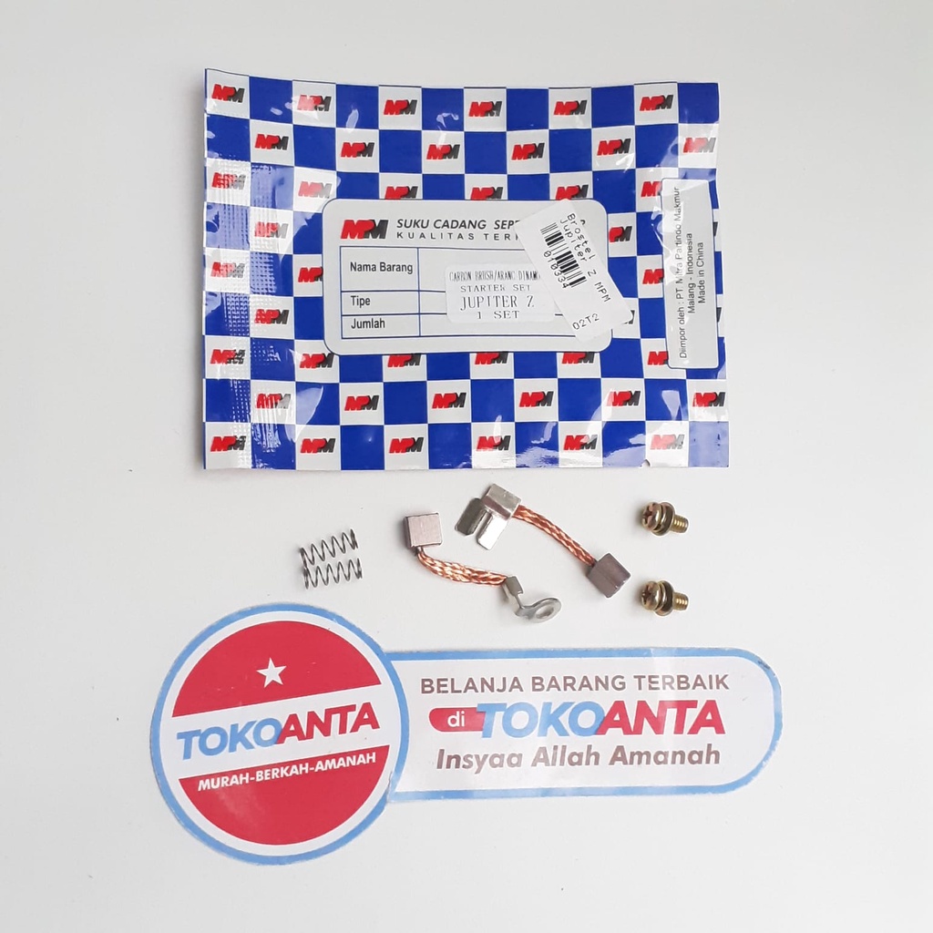 Brostel Carbon Brush Cool Arang Stater Starter Honda Karisma Supra X 125 Grand Supra Prima Jupiter Z