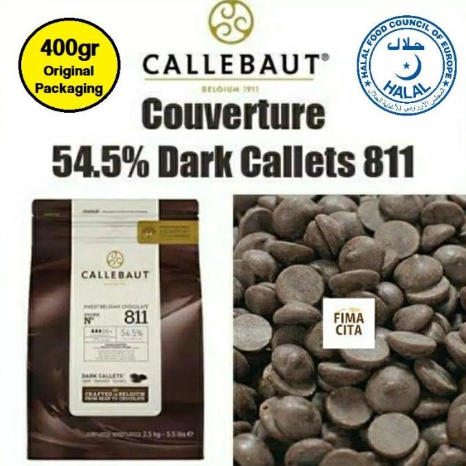 

CALLEBAUT COKLAT COUVERTURE 811 54.5% 400gr PACKAGING ORI / CALLETS TERLARIS TERPERCAYA ORIGINAL