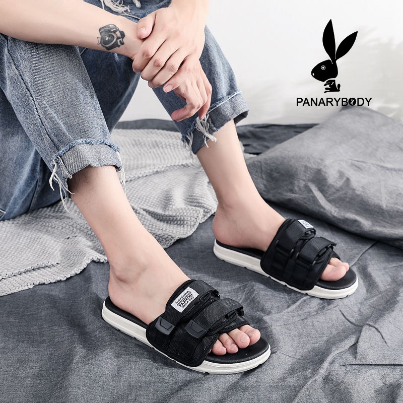 Sandal Slide Pria Sepatu Sandal Cowok Import Sendal Slip Keren Anti Slip Keren Kekinian Terlaris