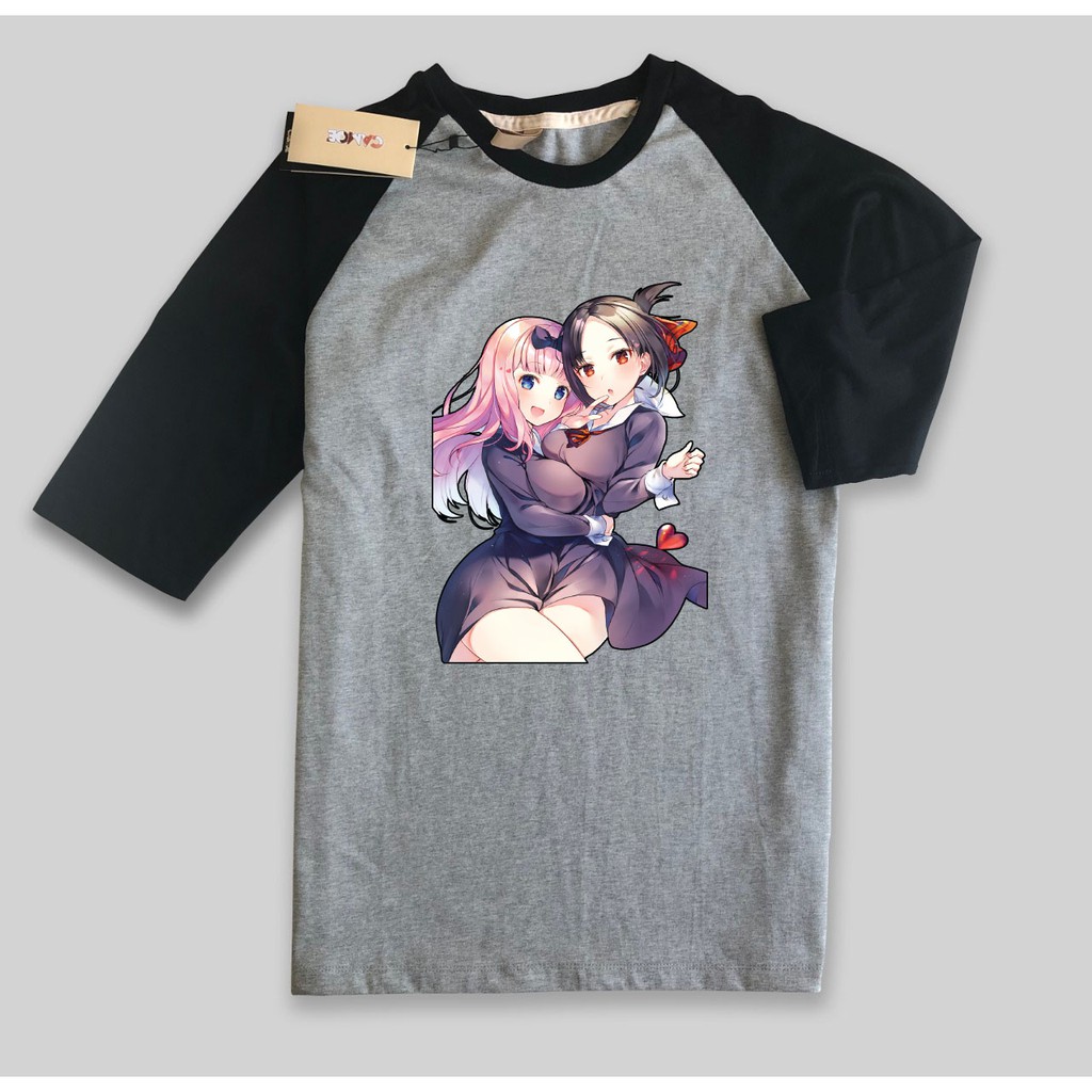 Kaos Raglan Anime Kaguya sama love is war chika fujiwara