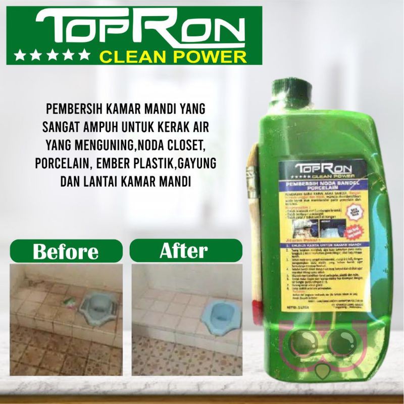 TOPRON CLEAN POWER DAN MAWAR SUPER CLEANER 1L
