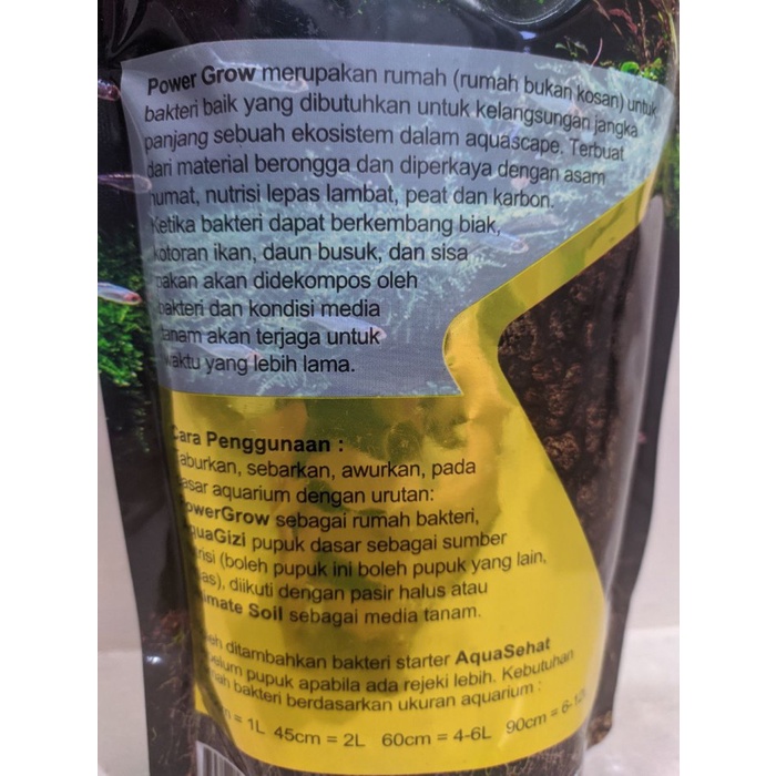 Power Grow Rumah Bakteri 1 Kg / Rumah Bakteri Aquascape Kaya Nutrisi