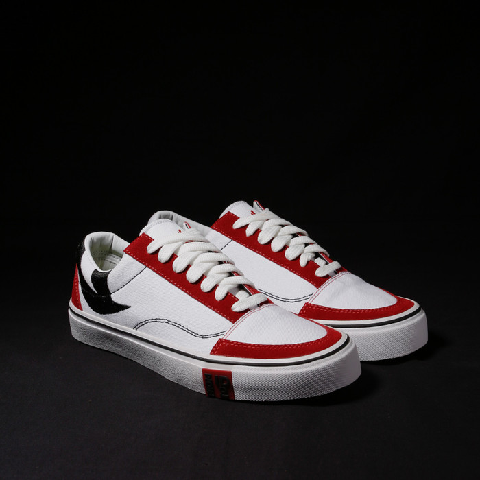 Sepatu Pria Redknot Volker White / Sneakers Pria / Sepatu Redknot Murah