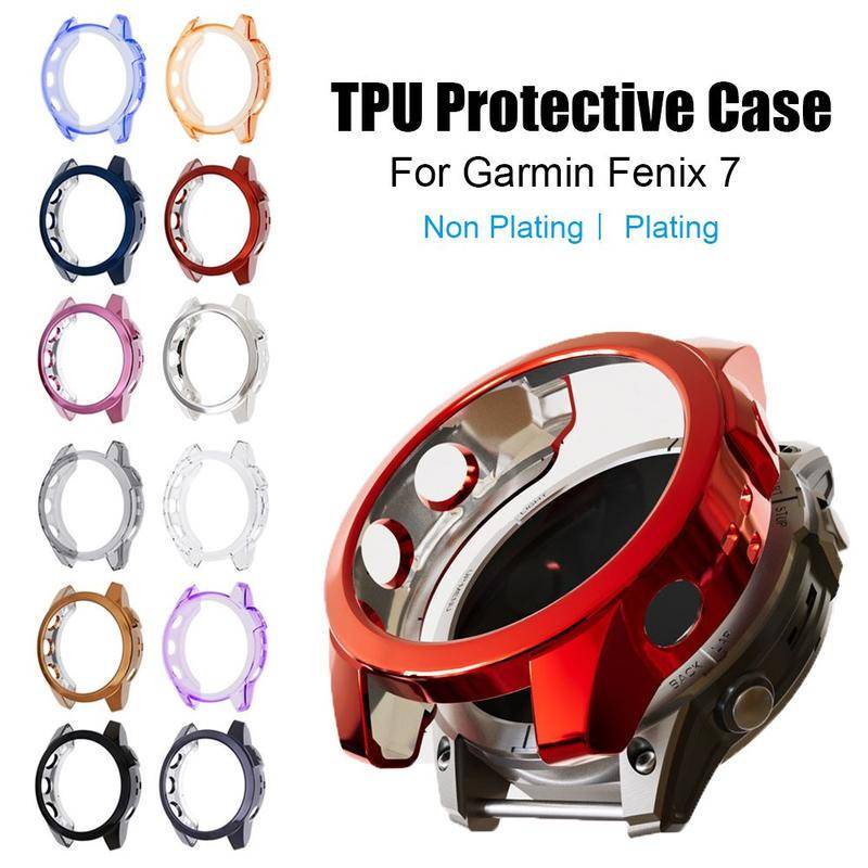 Soft Case Pelindung Smartwatch Garmin Fenix 7 7X 7S Bahan TPU Tahan Debu