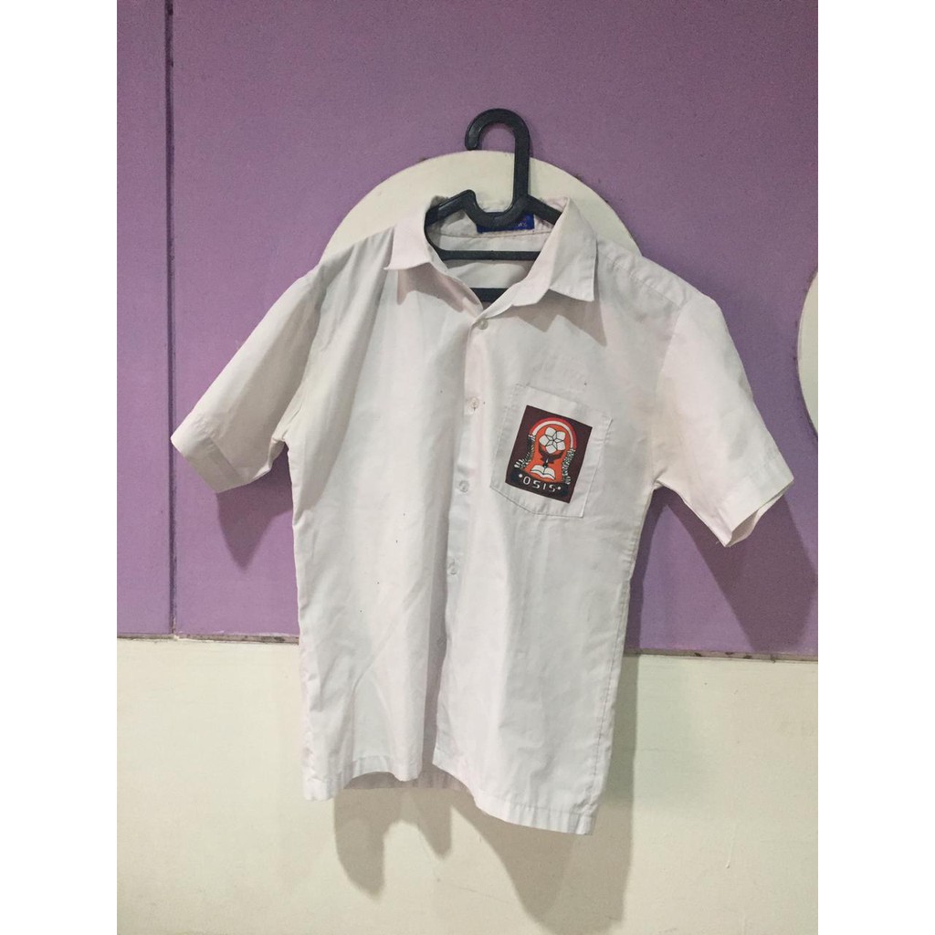 kemeja putih seragam sma bekas